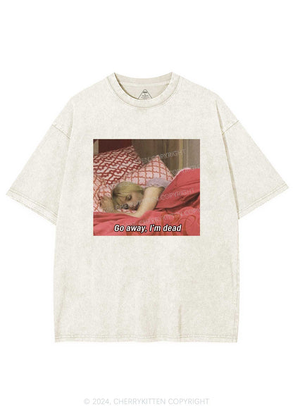 I'm Dead Y2K Washed Tee Cherrykitten
