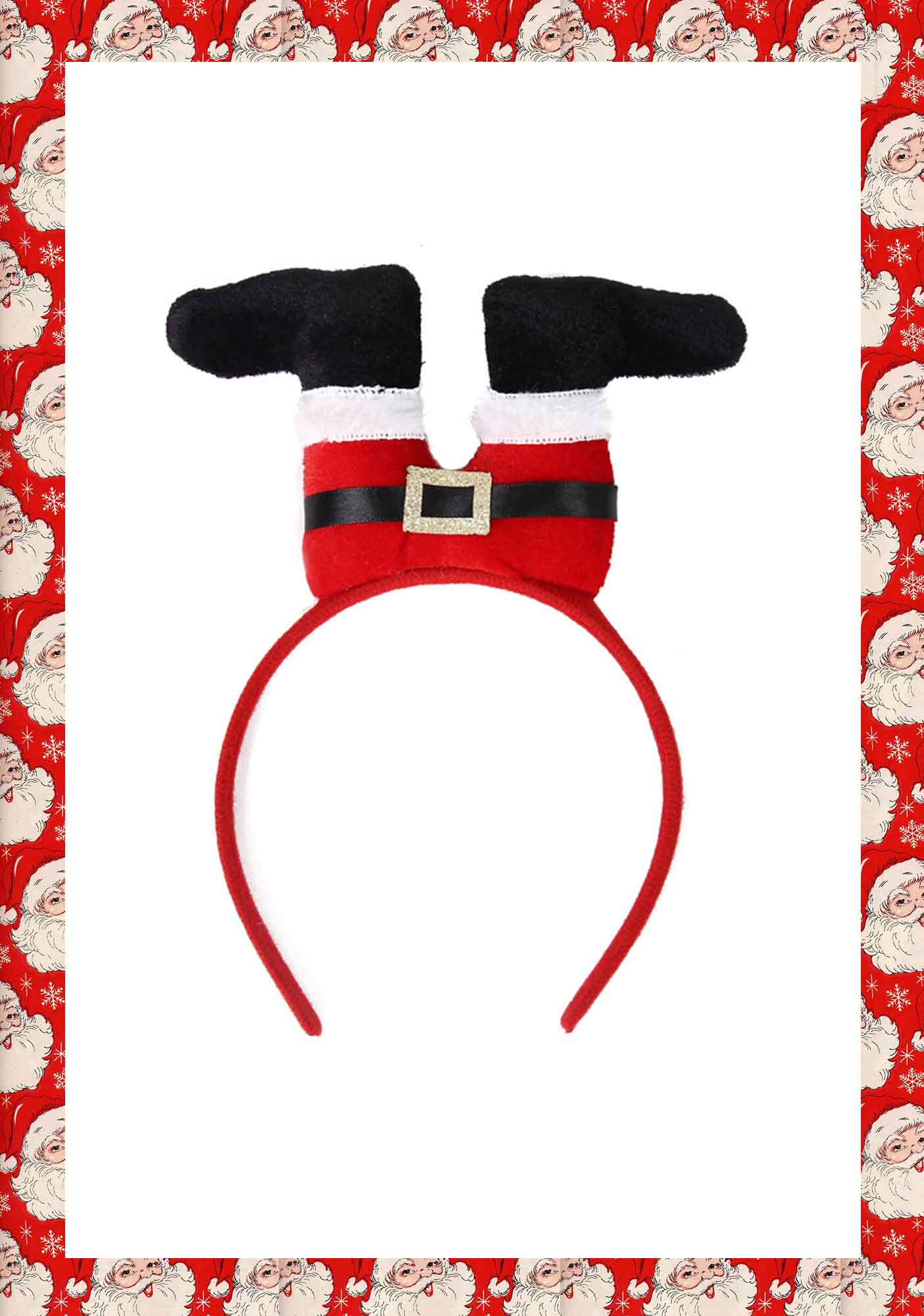 Christmas Y2K Santa Legs Hairband