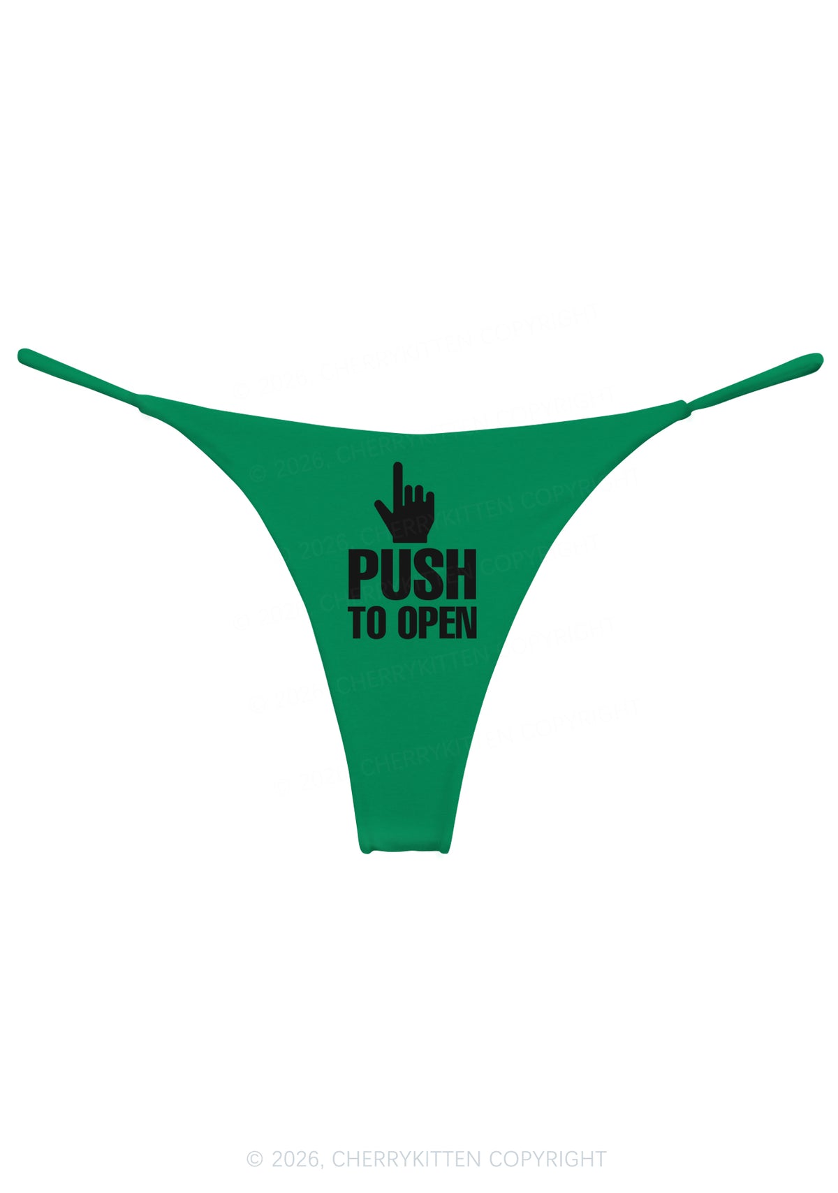 Push To Open Y2K Bikini String Thong Cherrykitten
