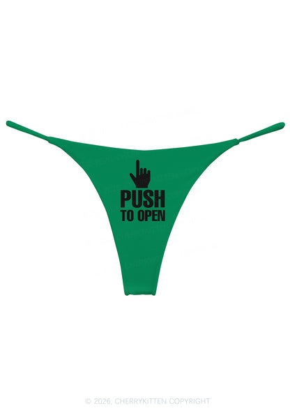 Push To Open Y2K Bikini String Thong Cherrykitten