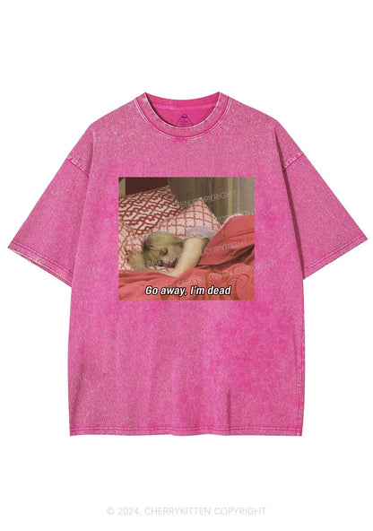 I'm Dead Y2K Washed Tee Cherrykitten