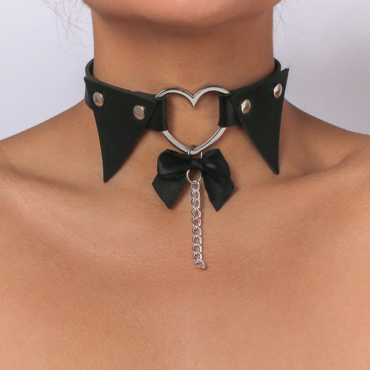 Trendy Leather Punk Necklace