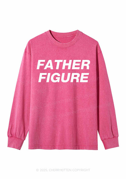 Father Figure Y2K Washed Long Sleeves Cherrykitten