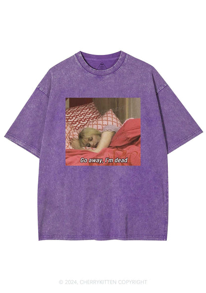 I'm Dead Y2K Washed Tee Cherrykitten