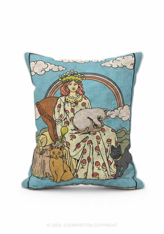 The Cat Lady Y2K Ugly Pillow Cherrykitten