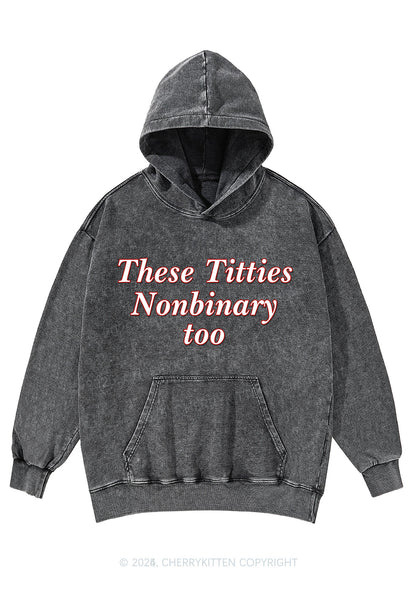 Txtties Nonbinary Too Y2K Washed Hoodie Cherrykitten