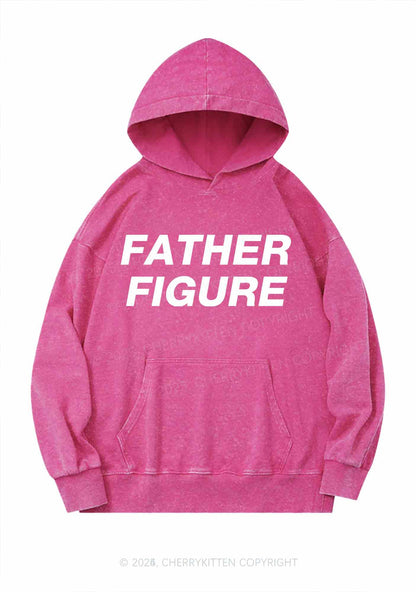 Father Figure Y2K Washed Hoodie Cherrykitten