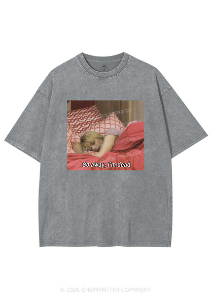 I'm Dead Y2K Washed Tee Cherrykitten
