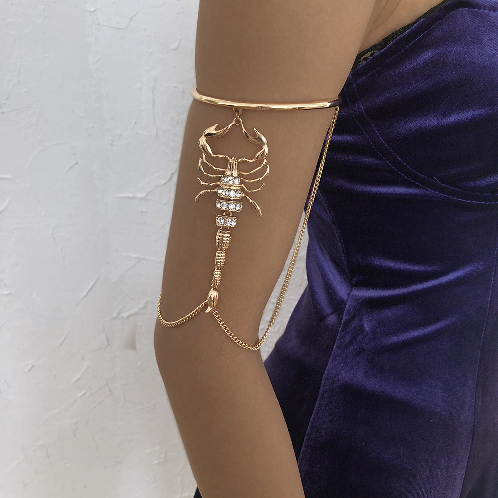 Gothic Scorpion Arm Rings