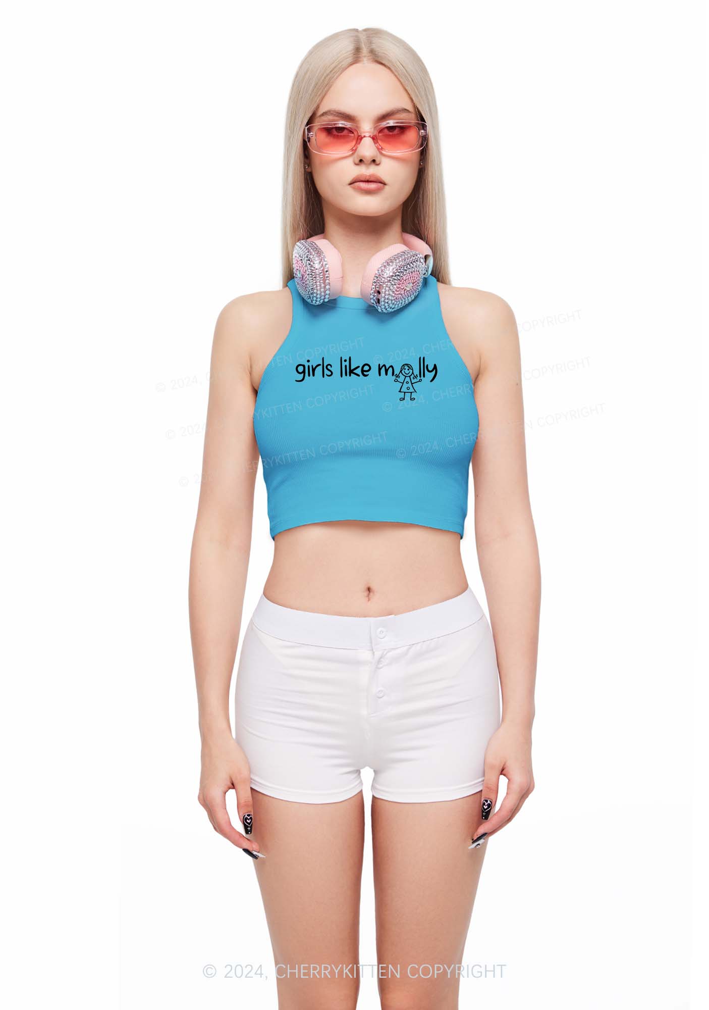 Girls Like Molly Y2K Crop Tank Top Cherrykitten