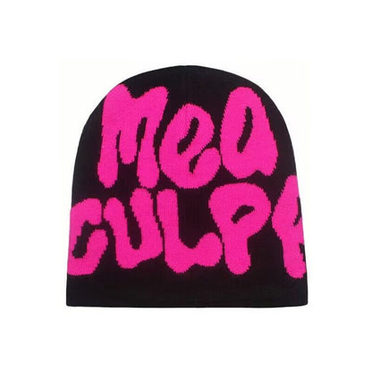 Letter Jacquard Beanie