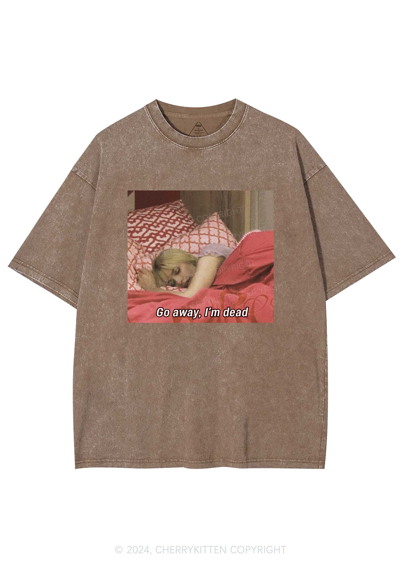 I'm Dead Y2K Washed Tee Cherrykitten