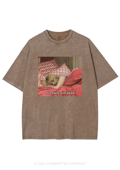 I'm Dead Y2K Washed Tee Cherrykitten