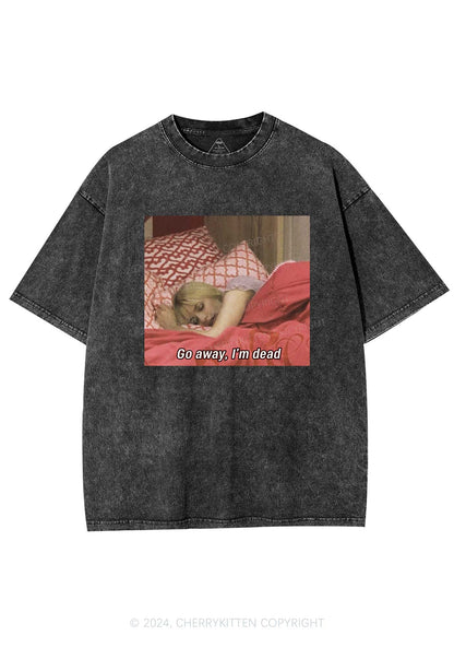 I'm Dead Y2K Washed Tee Cherrykitten