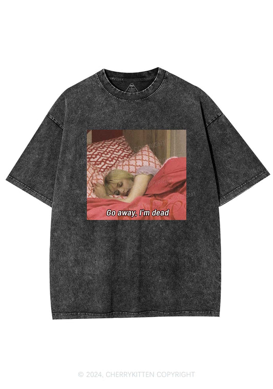 I'm Dead Y2K Washed Tee Cherrykitten
