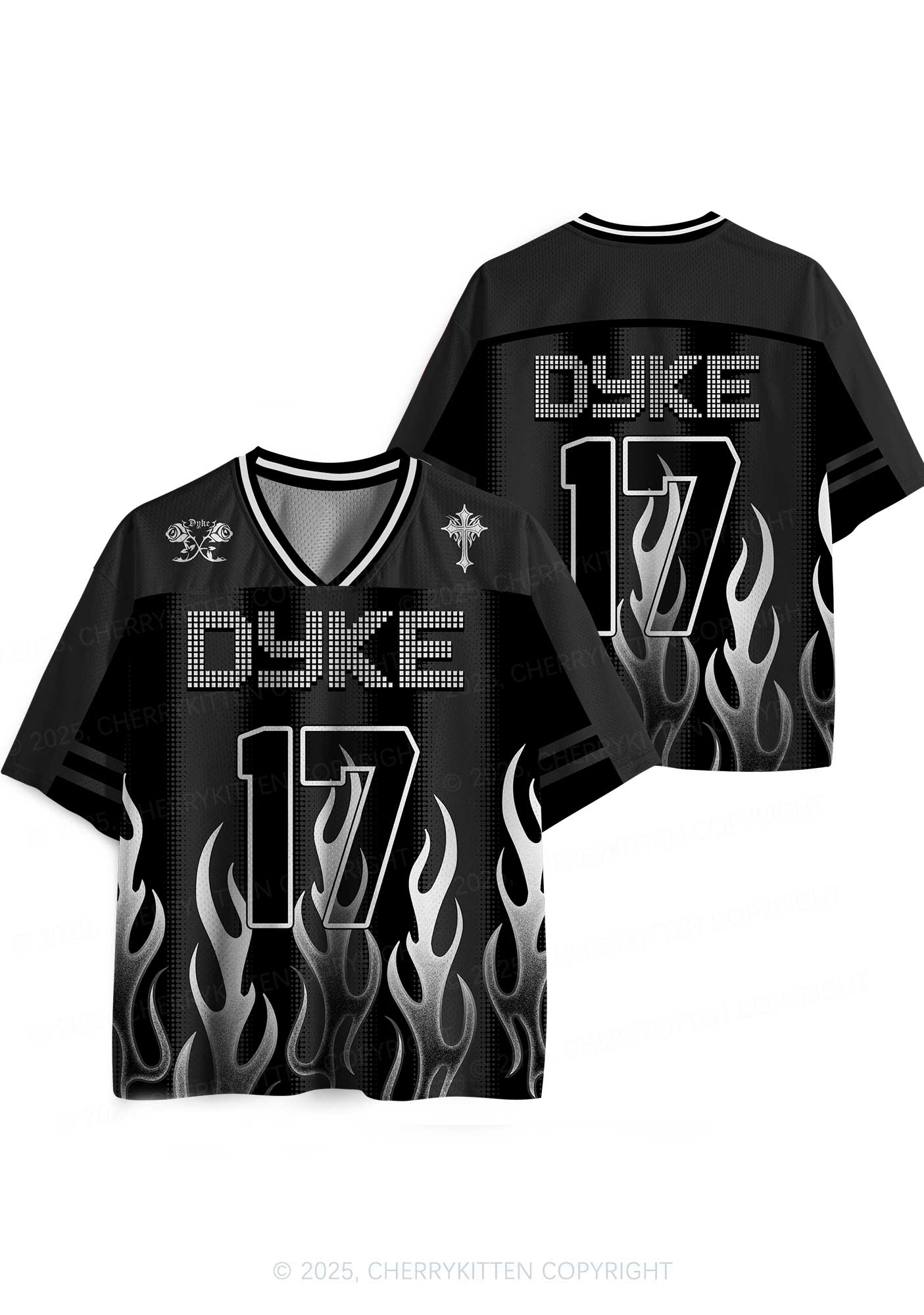 Custom Dyke Pride Y2K Sport Jersey Shirts Cherrykitten
