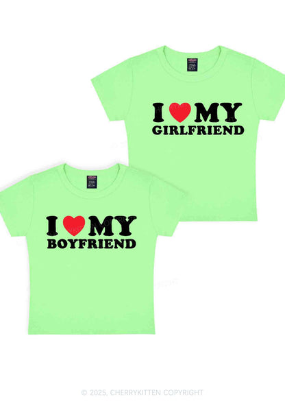 I Love GF BF Y2K Valentine's Day Baby Tee Cherrykitten