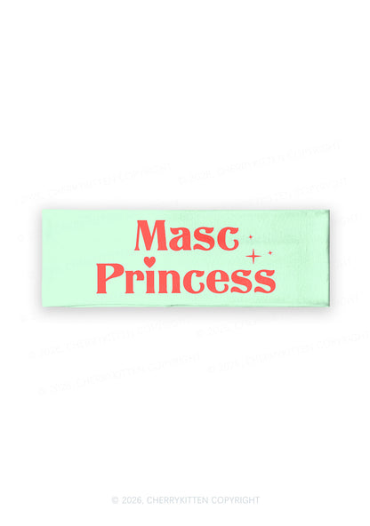 Masc Princess Pride Y2K Print Headband Cherrykitten