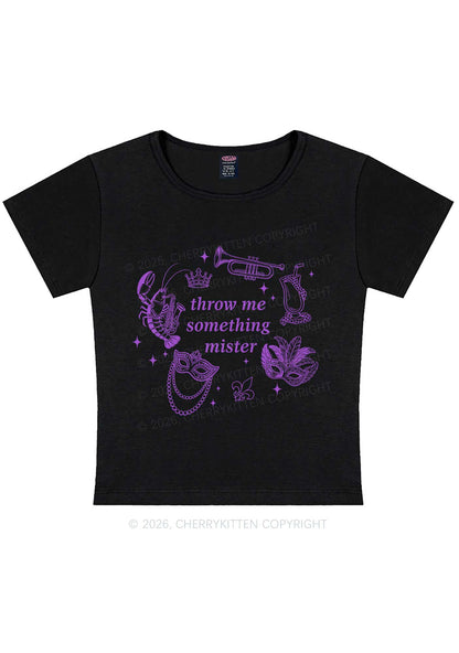 Throw Me Something Mister Y2K Baby Tee Cherrykitten
