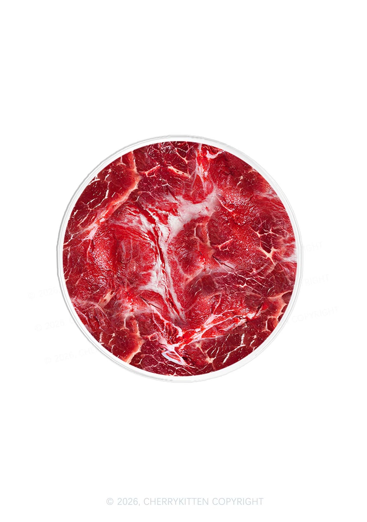 Beef Steak Texture Y2K Magnetic Phone Grip Holder Cherrykitten