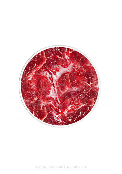 Beef Steak Texture Y2K Magnetic Phone Grip Holder Cherrykitten