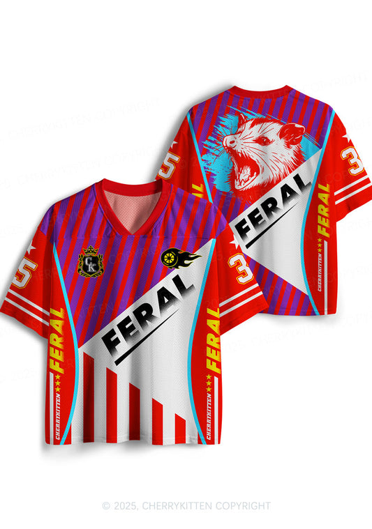Custom Feral Possum Y2K Sport Jersey Shirts Cherrykitten