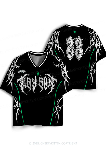 Custom Black Gay Son Pride Y2K Sport Jersey Shirts Cherrykitten