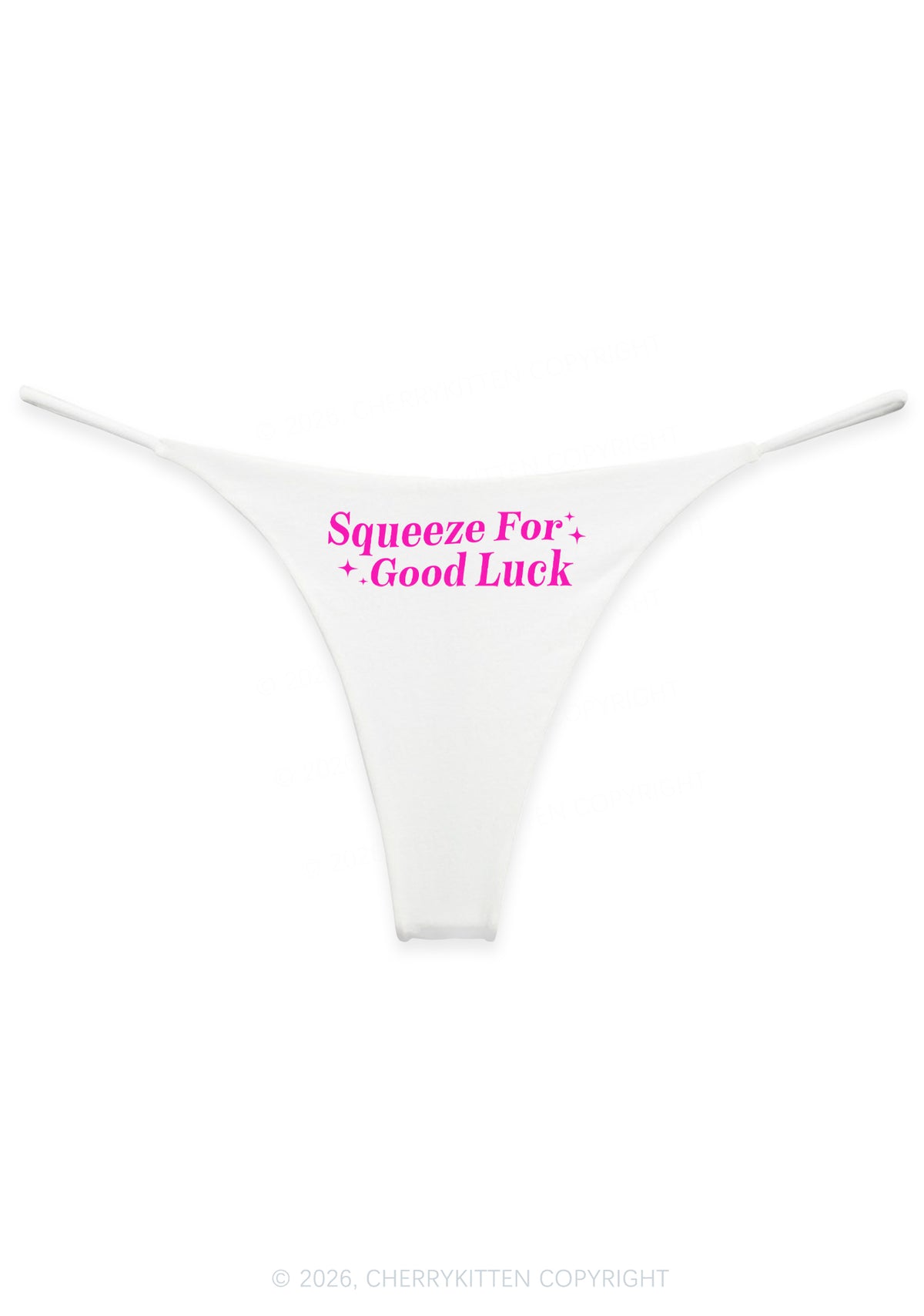 Squeeze For Good Luck Y2K Bikini String Thong Cherrykitten