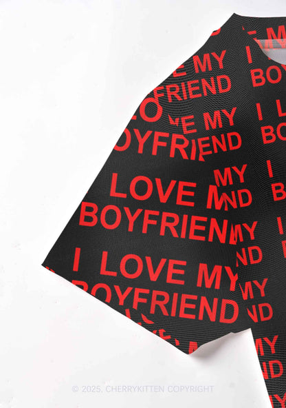 I Love My Boyfriend Y2K Mesh Crop Top Cherrykitten
