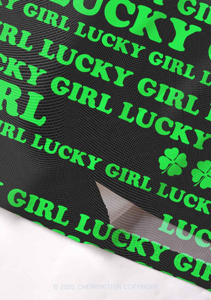 Lucky Girl Y2K Mesh Cami Tank Cherrykitten