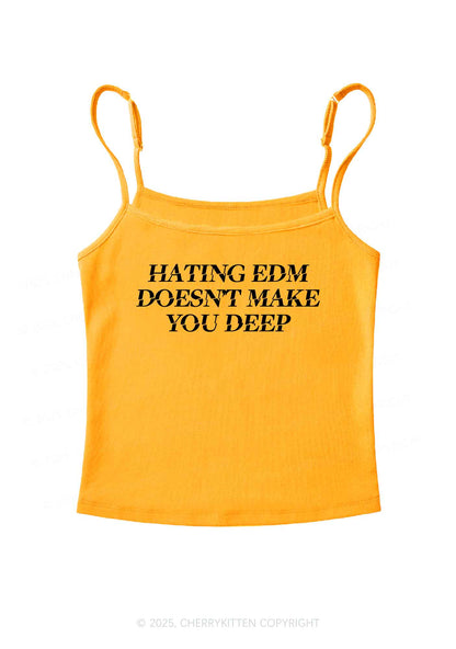 Hating Edm Y2K Spaghetti Strap Cami Cherrykitten