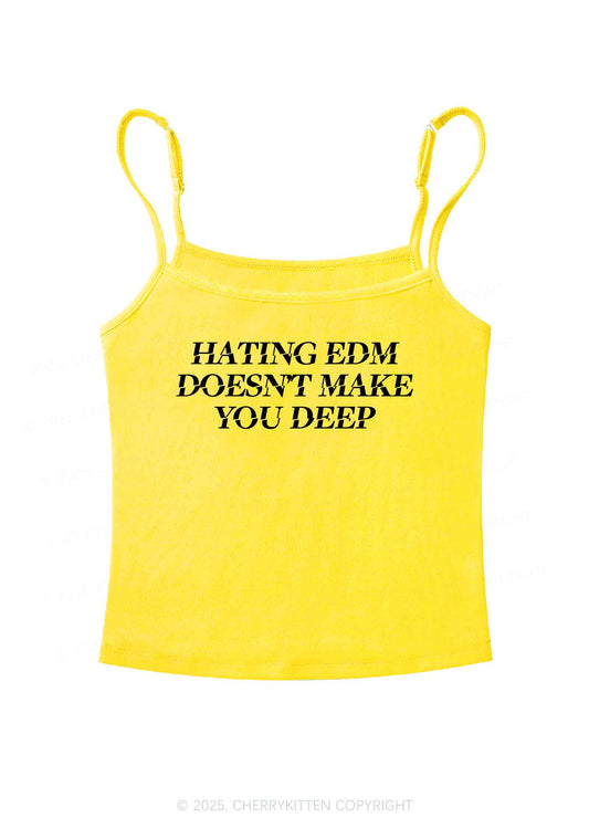 Hating Edm Y2K Spaghetti Strap Cami Cherrykitten