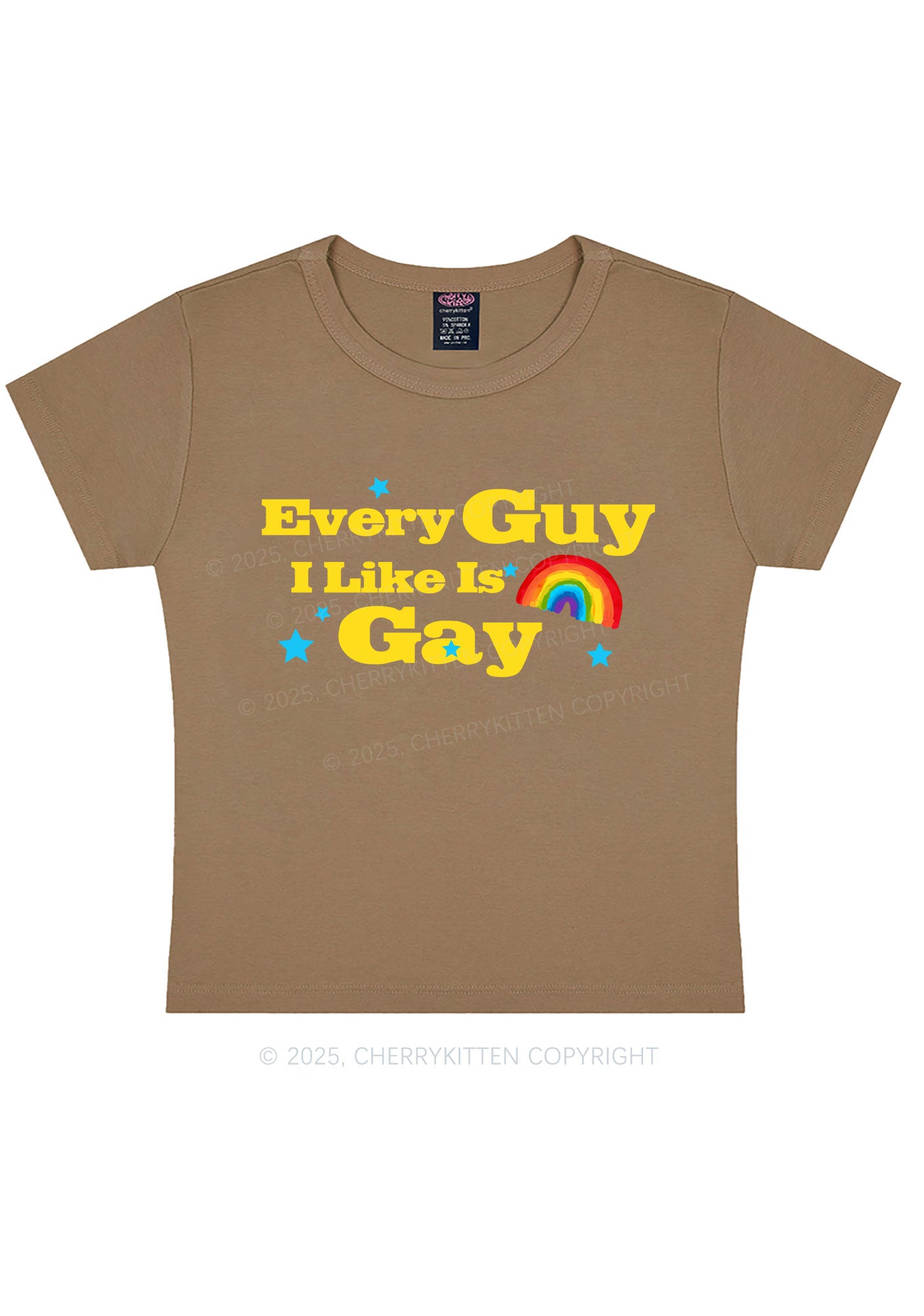 I Like Gay Pride Y2K Baby Tee Cherrykitten