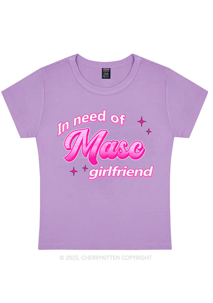 Need Masc Girlfriend Pride Y2K Baby Tee Cherrykitten