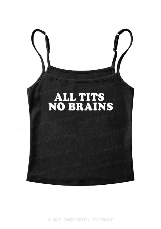 All Txts No Brains Y2K Spaghetti Strap Cami Cherrykitten