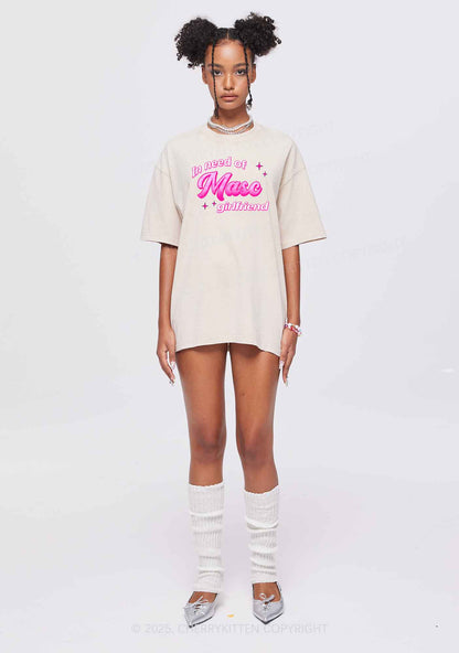 Need Masc Girlfriend Pride Y2K Shirts Washed Tee Cherrykitten