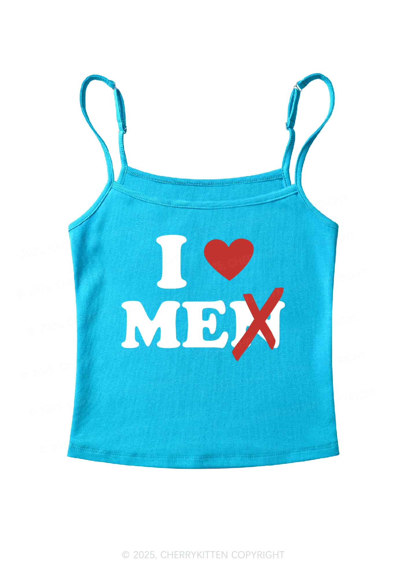 Love Me Not Men Y2K Spaghetti Strap Cami Cherrykitten