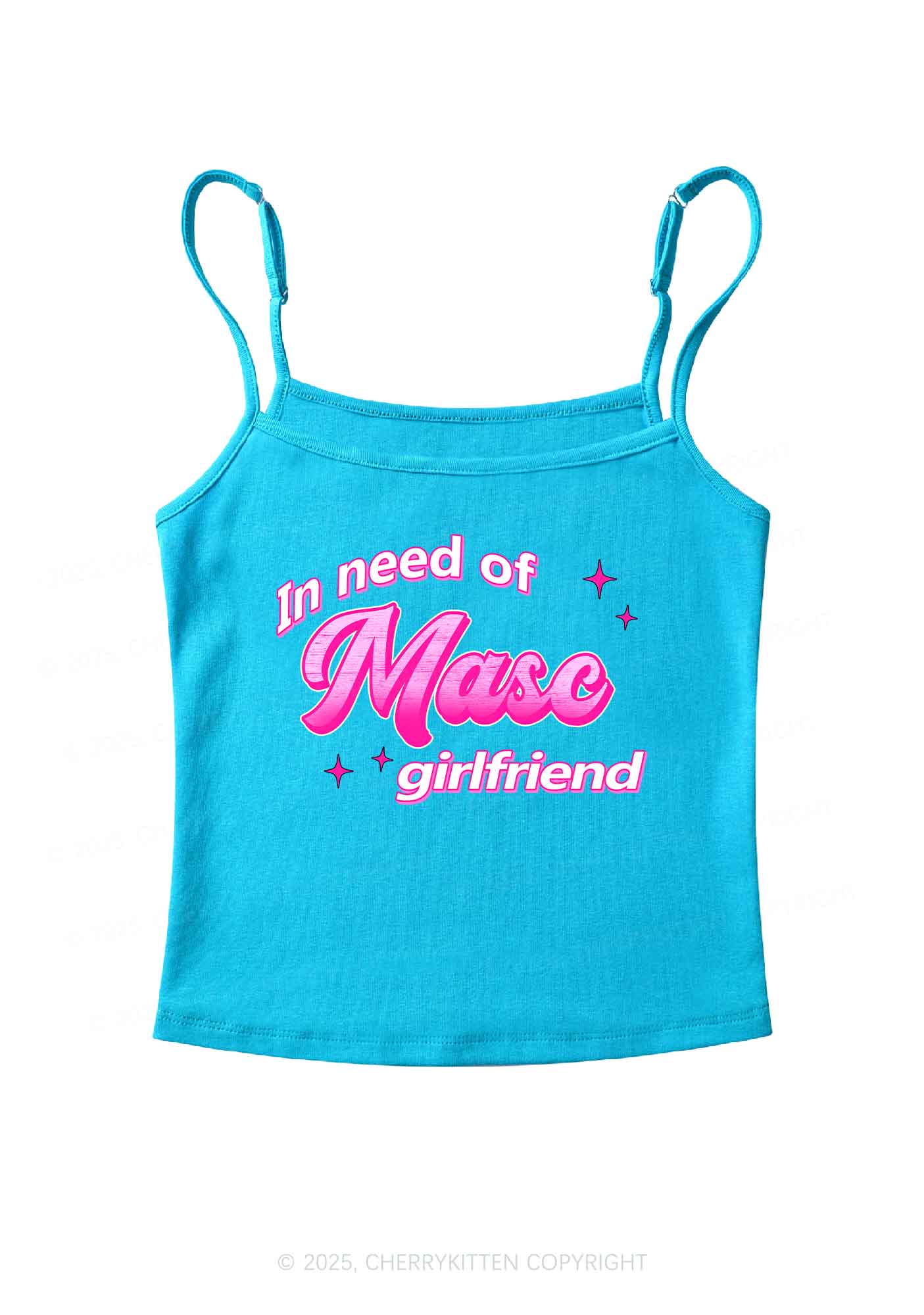 Need Masc Girlfriend Pride Y2K Spaghetti Strap Cami Cherrykitten