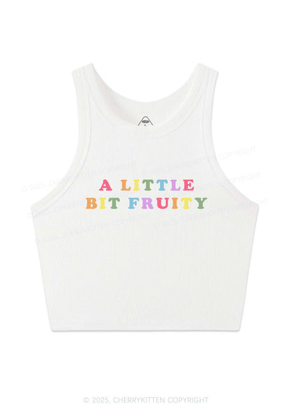 Bit Fruity Pride Y2K Crop Tank Top Cherrykitten
