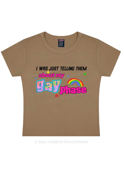 My Gay Phase Pride Y2K Baby Tee Cherrykitten