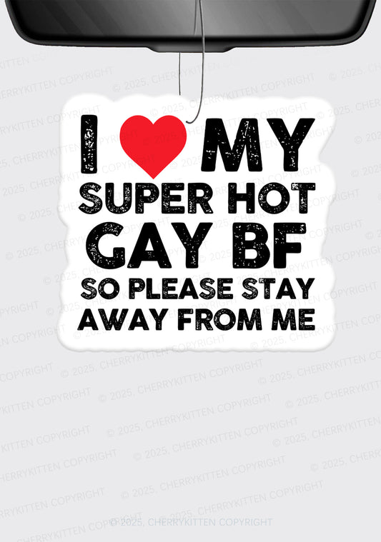 I Love My Hot BF Pride 1Pc Y2K Car Air Freshener Cherrykitten