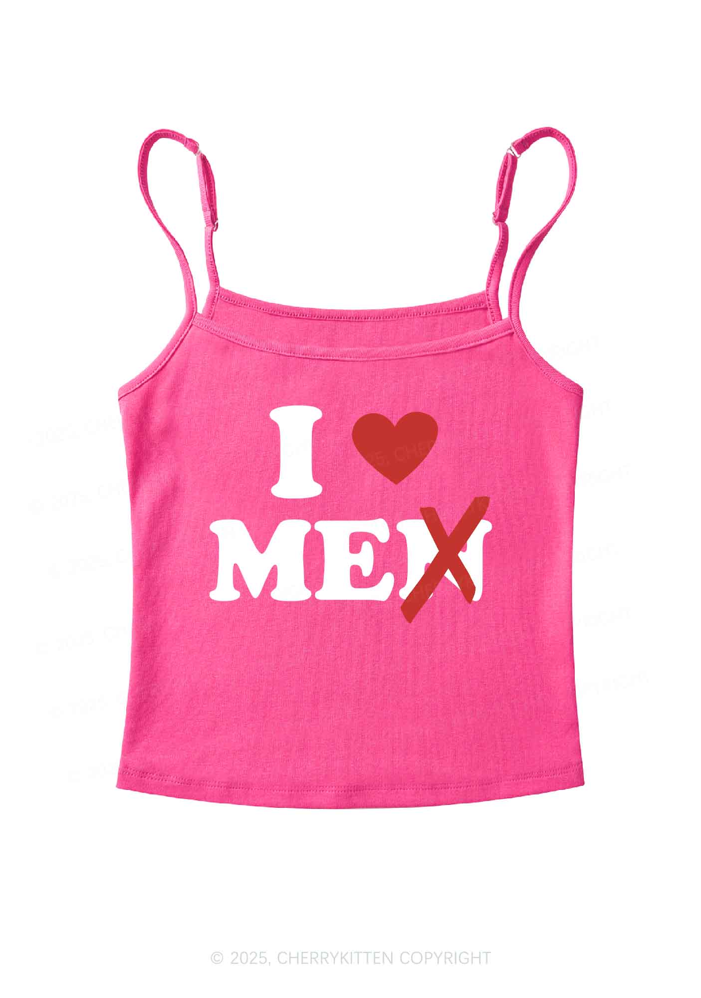 Love Me Not Men Y2K Spaghetti Strap Cami Cherrykitten