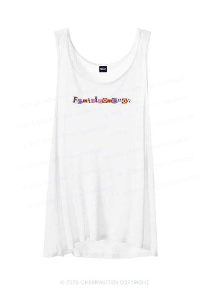 Femininomenon Y2K Sheer Boyfriend Tank Cherrykitten