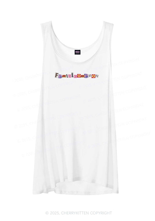 Femininomenon Y2K Sheer Boyfriend Tank Cherrykitten