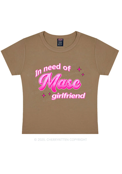 Need Masc Girlfriend Pride Y2K Baby Tee Cherrykitten