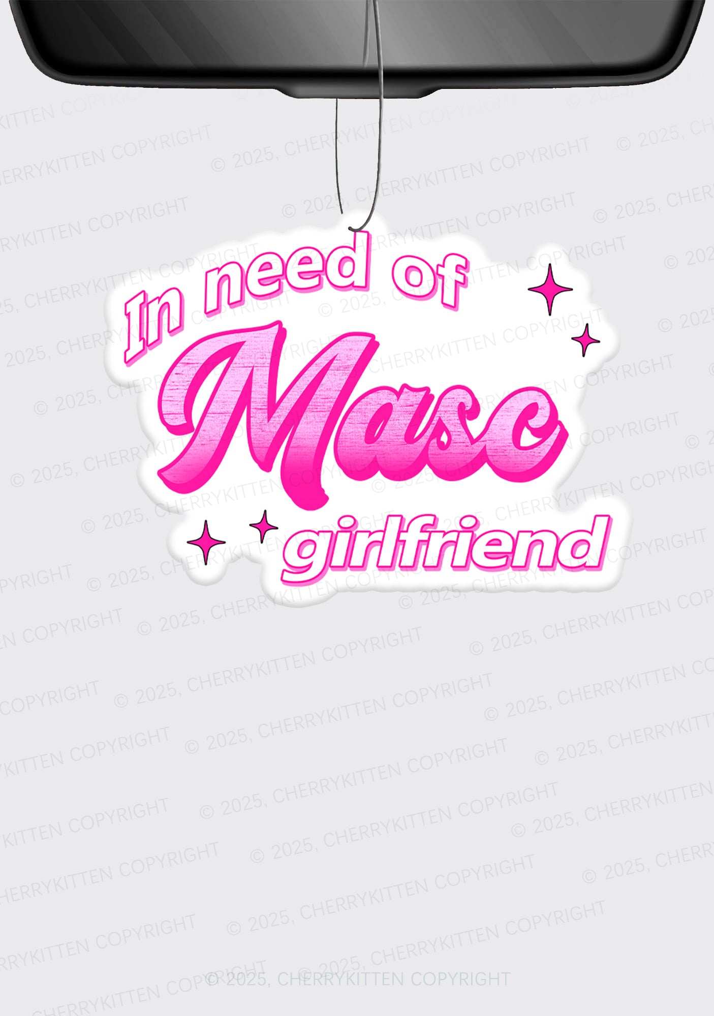 Need Masc Girlfriend Pride 1Pc Y2K Car Air Freshener Cherrykitten