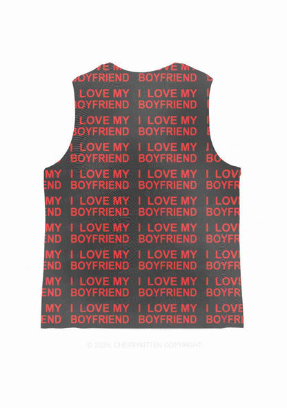 I Love My Boyfriend Y2K Mesh Muscle Tank Cherrykitten