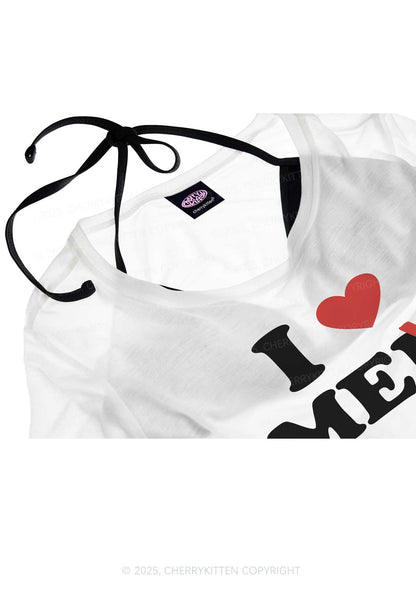 Love Me Not Men Y2K Sheer Boyfriend Tee Cherrykitten