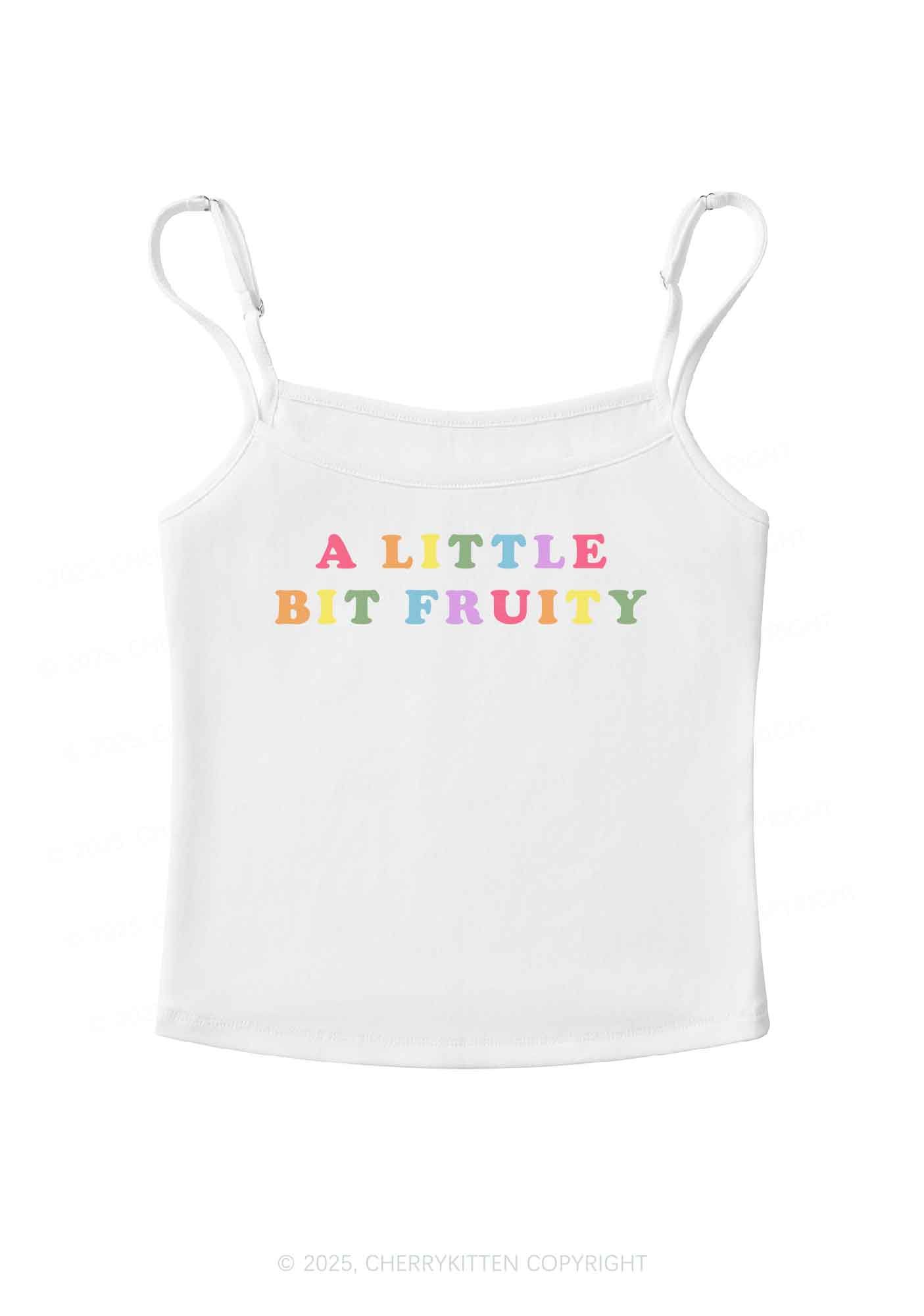 Bit Fruity Pride Y2K Spaghetti Strap Cami Cherrykitten