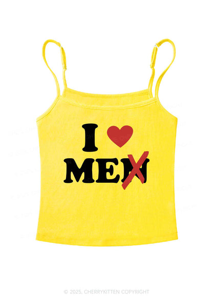 Love Me Not Men Y2K Spaghetti Strap Cami Cherrykitten